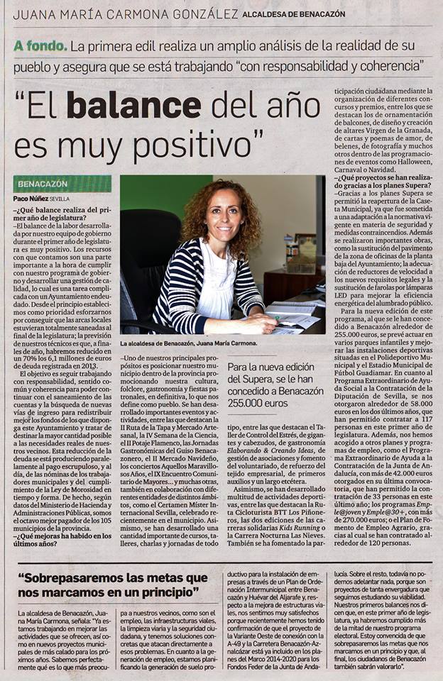 Alcaldía_Entrevista Alcaldesa Diario de Sevilla 22may2016