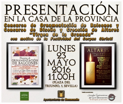 Casa Provincia_Cartel Presentación Concursos de altares y balcones