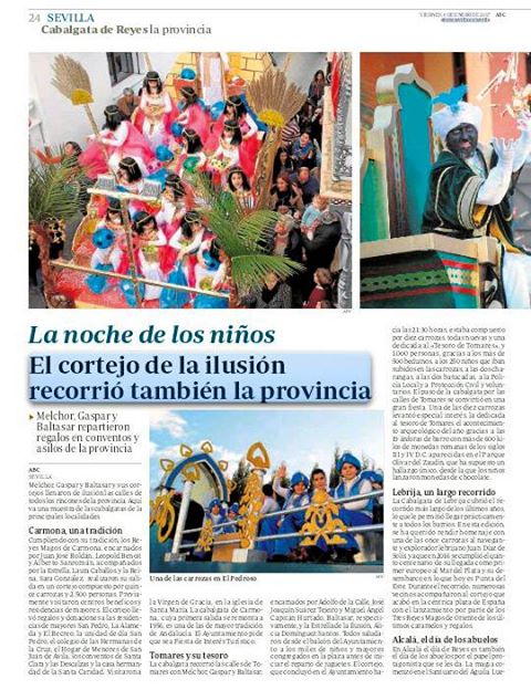Cultura_Cabalgata 2017 en prensa