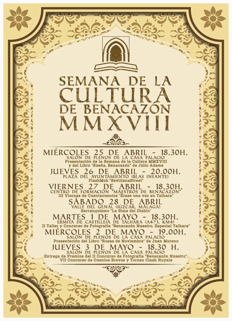Cultura_Semana Cultura 2018 cartel