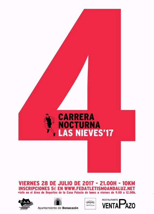 Deportes_Carrera Nocturna Las Nieves 2017, cartel