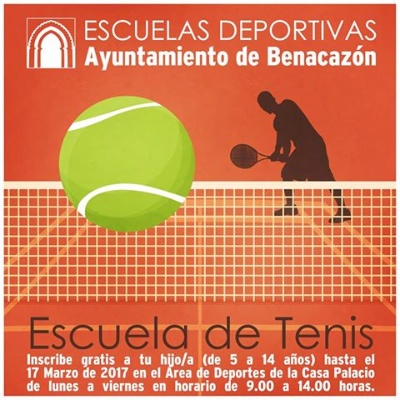 Deportes_Escuelas Deportivas, tenis