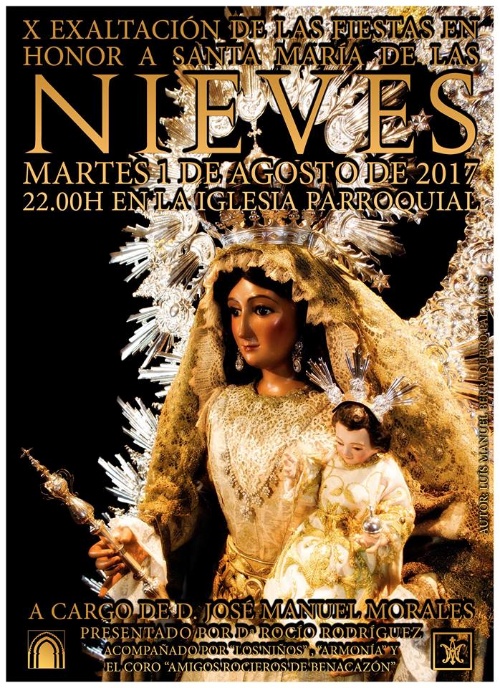 Festejos_Pregón Nieves 2017 cartel
