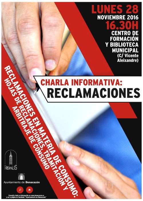 Salud_Charla Reclamaciones Consumidor, 28nov2016