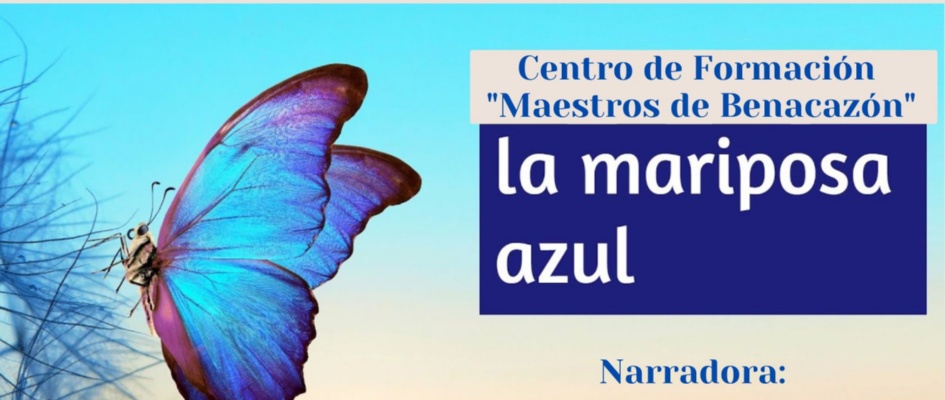 CARTEL Cuento La mariposa Azul