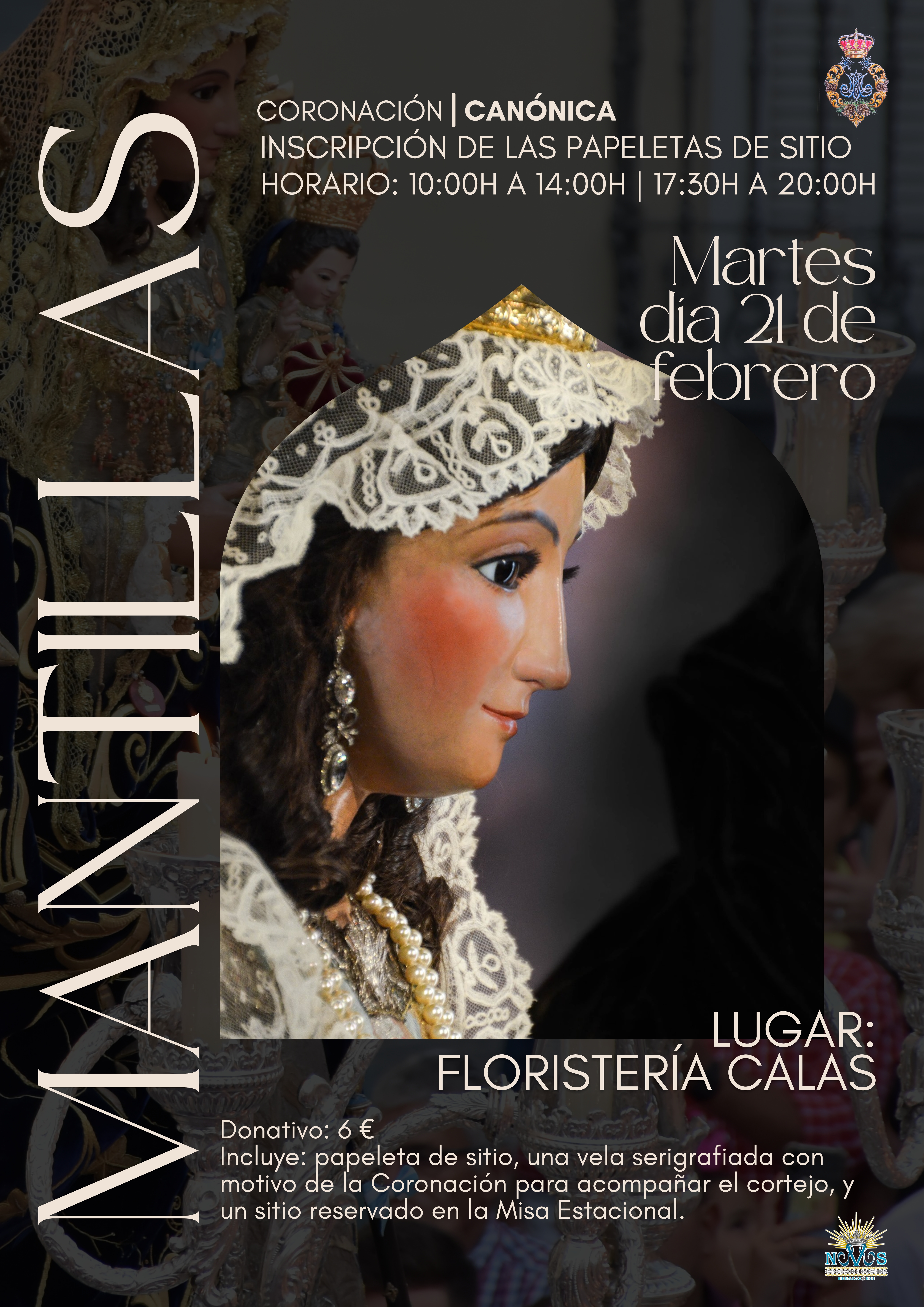 CARTEL MANTILLAS Coronación