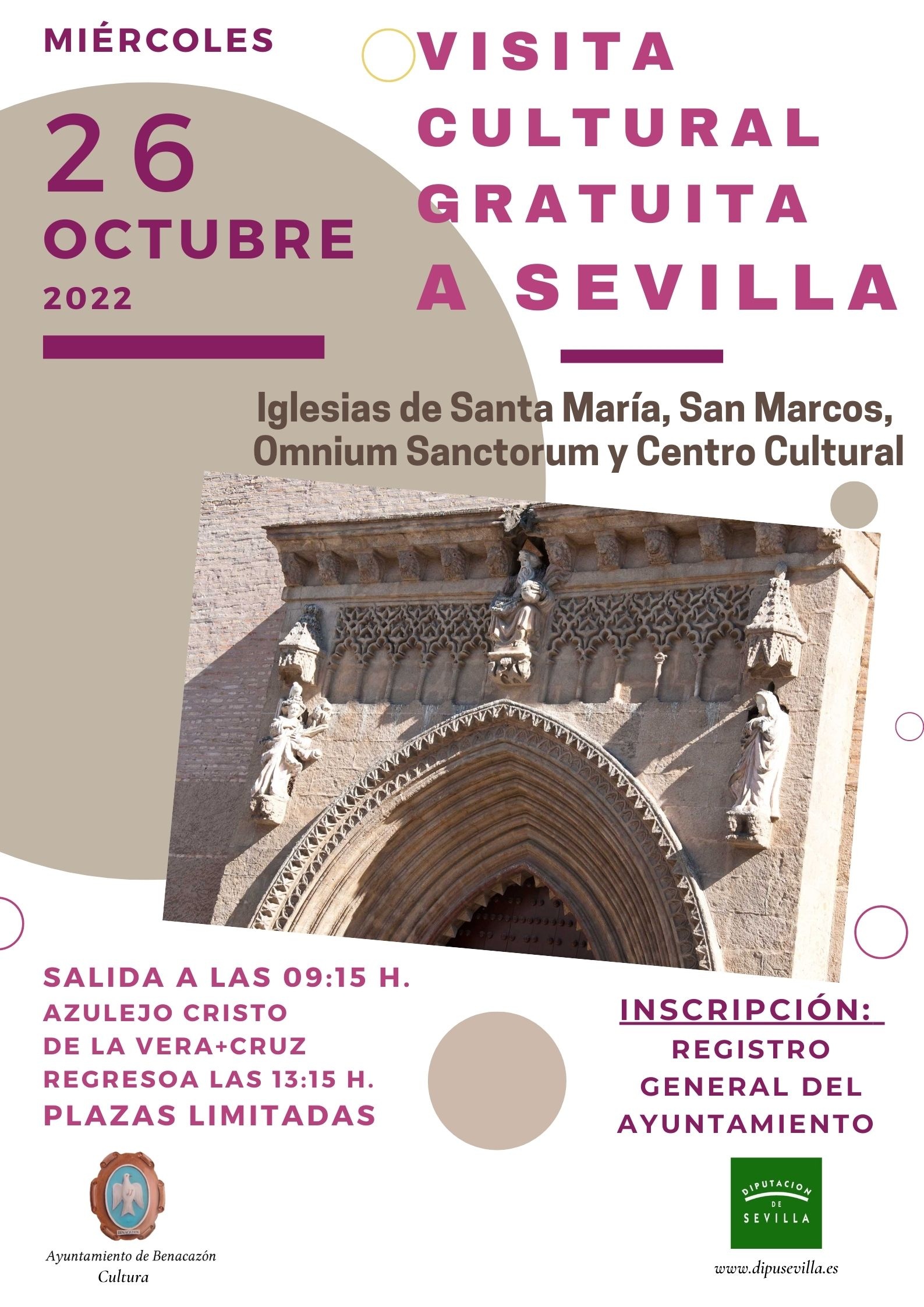 CARTEL Visita Cultural Sevilla-26 Oct.