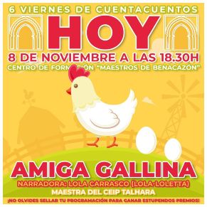 Cuento_Amiga Gallina cartel