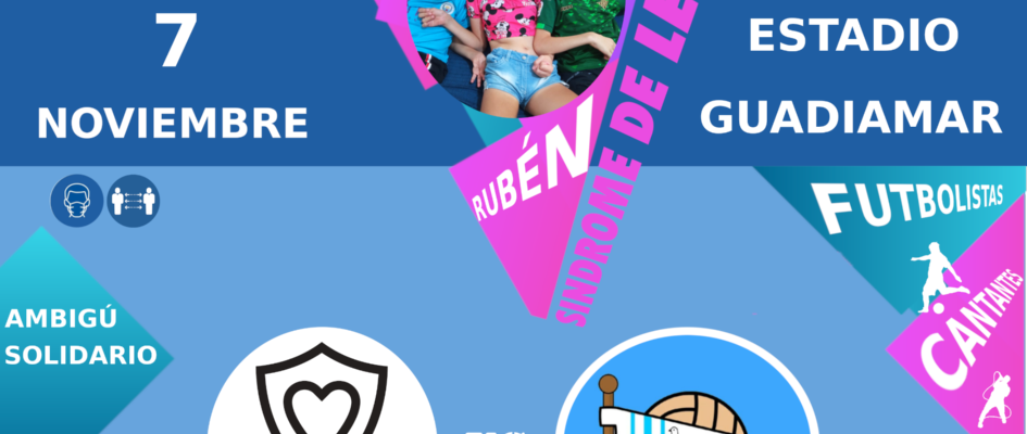 Deportes_CARTEL PARTIDO BENÉFICO LEIGH-NIÑOS