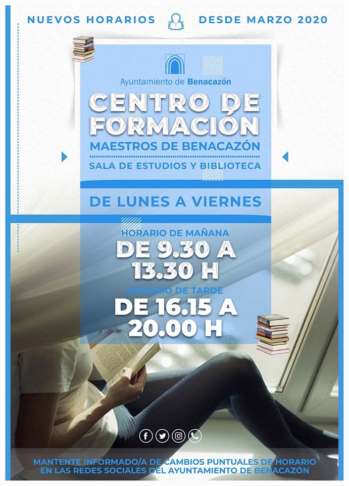 Educación_Horarios Biblioteca