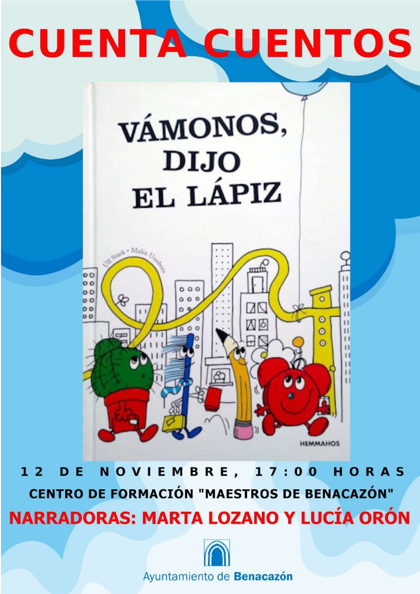 Infancia_Cuenta cuentos Vámonos...dijo el lápiz-12.11.2021