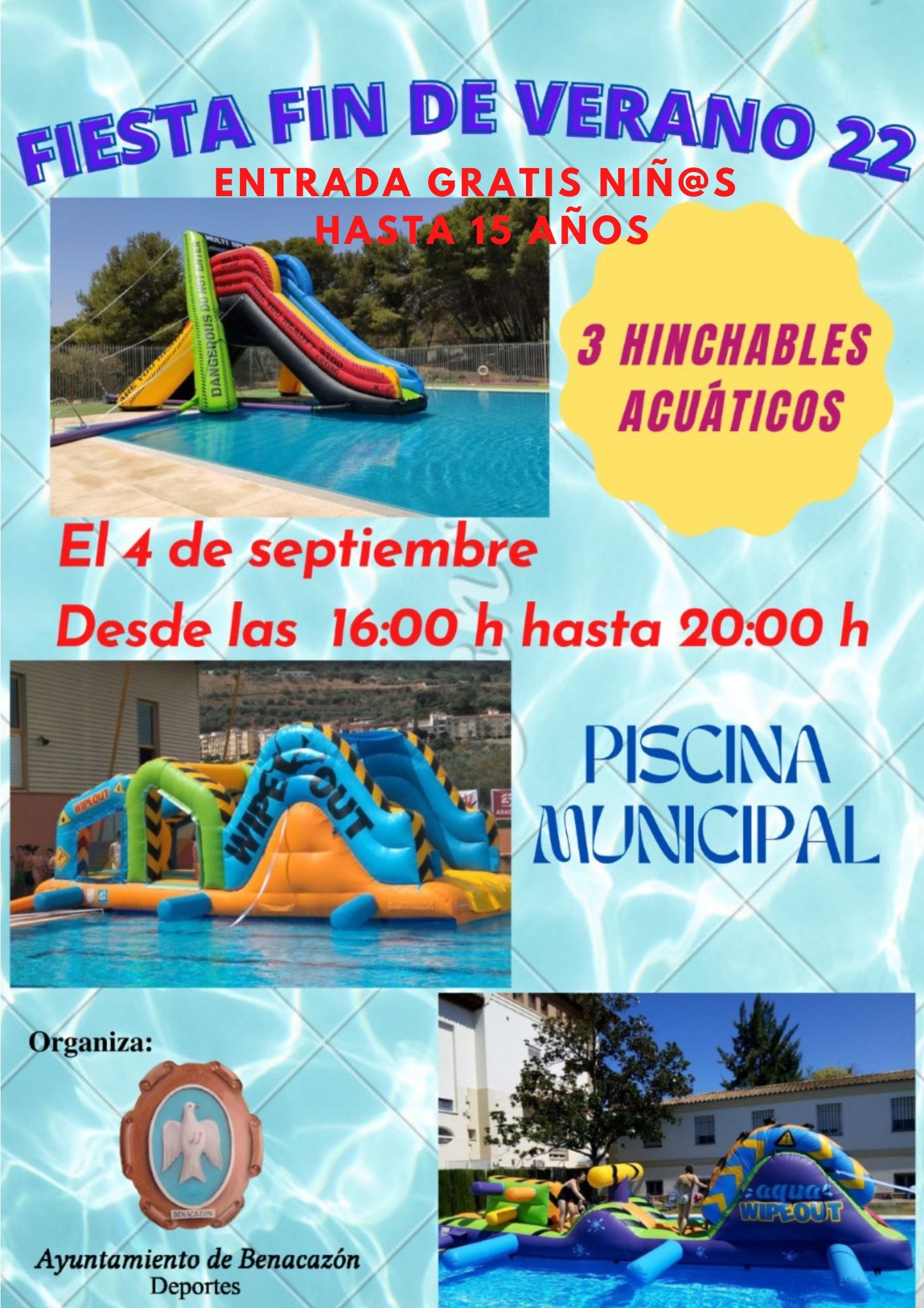 PISCINA-ENTRADA GRATIS NIÑ@S