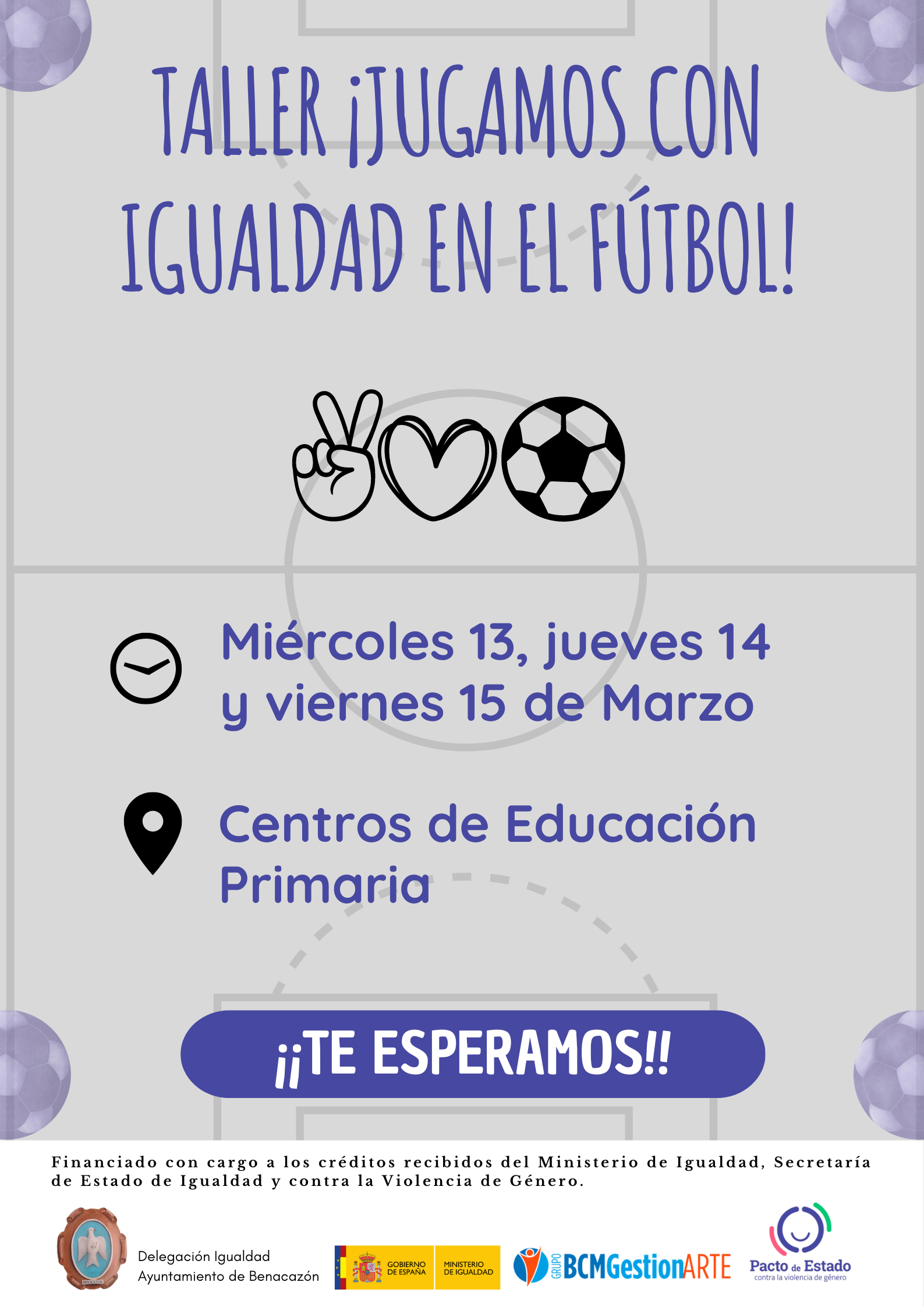 TalleresCEIPJugamos con Igualdad en el fútbol