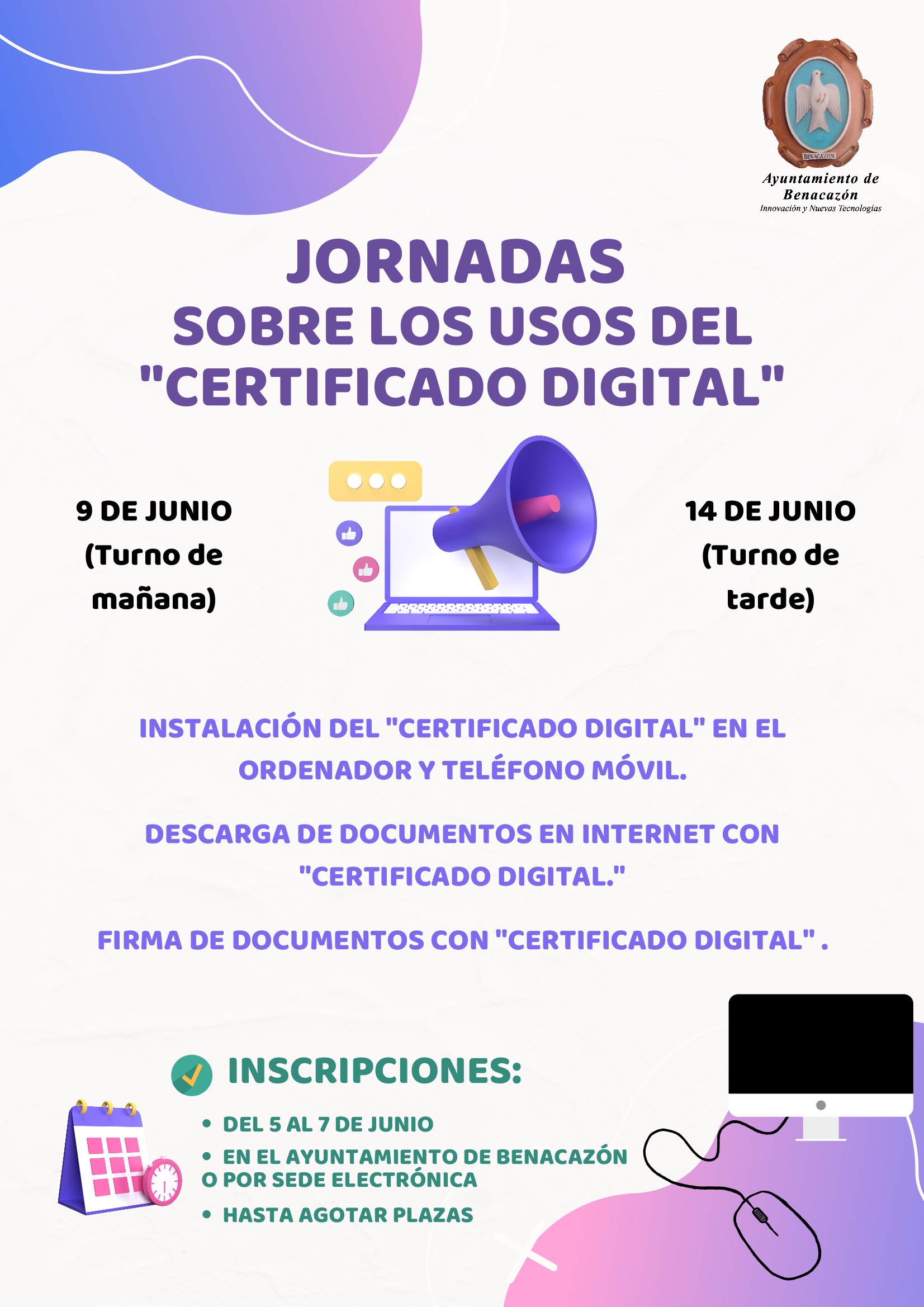 jornada informativa sobre los usos del certificado digital