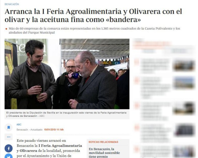 Comunicación_Feria Olivarera en Medios