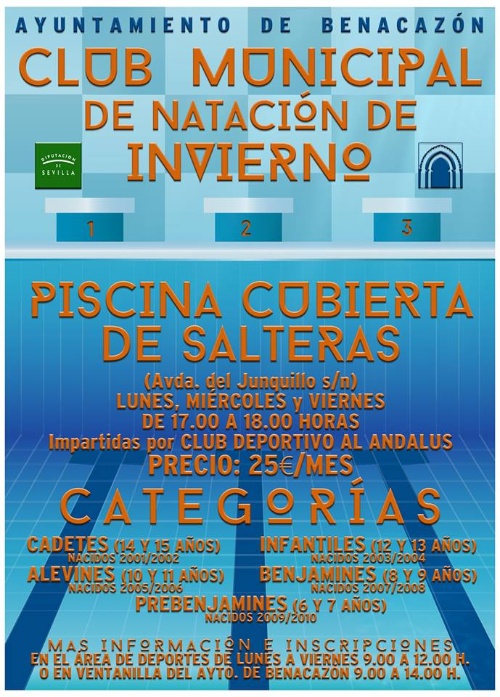 Deportes_Club Natación Invierno, cartel