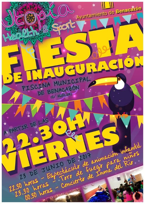 Deportes_Fiesta Inauguración Piscina, 23jun
