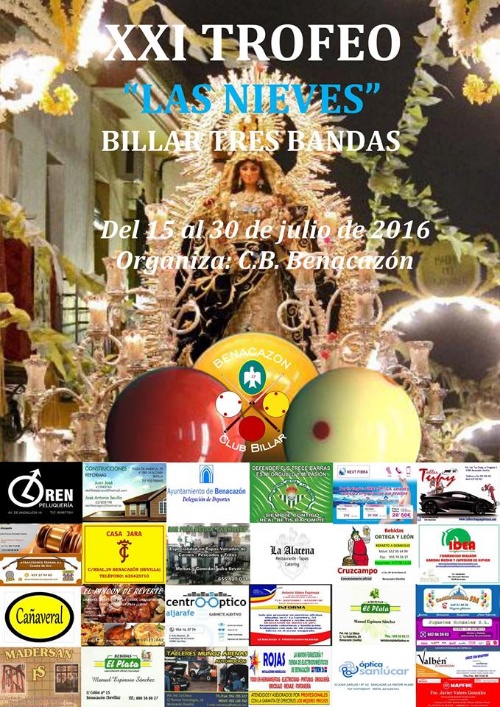 Deportes_Trofeo Billar Las Nieves 2016