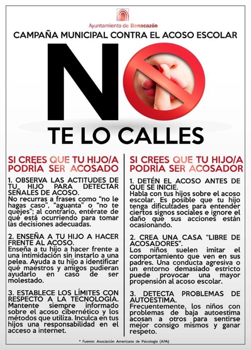 Educación_Acoso Escolar campaña