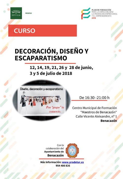 Formación_Curso Decoración, Diseño y Escaparatismo