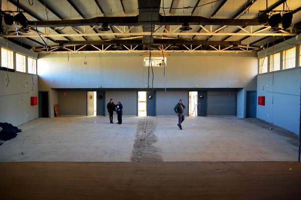 Obras_Salón Multiusos, visita técnicos Diputación 3