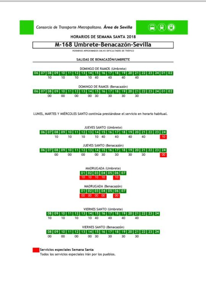 Servicios_Horarios Bus Semana Santa-ida
