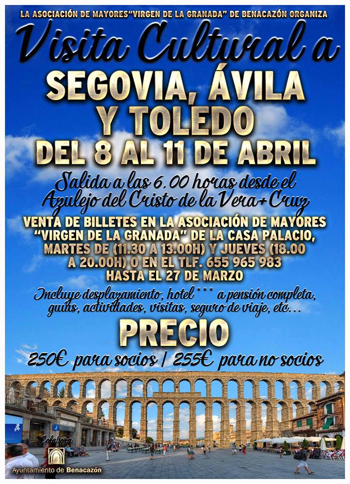 Turismo_Viaje Cultural Asociac. Mayores 8-11 abr
