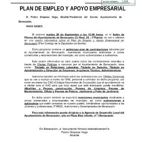 ADL_BANDO PLAN DE EMPLEO Y APOYO EMPRESARIAL