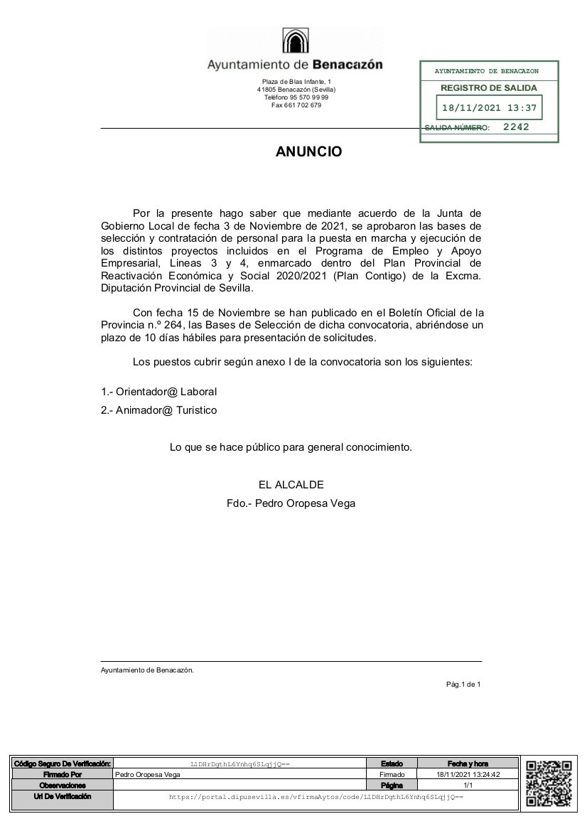 ANUNCIO_Convocatoria Plan Contigo_Orientador y Animador Turístico