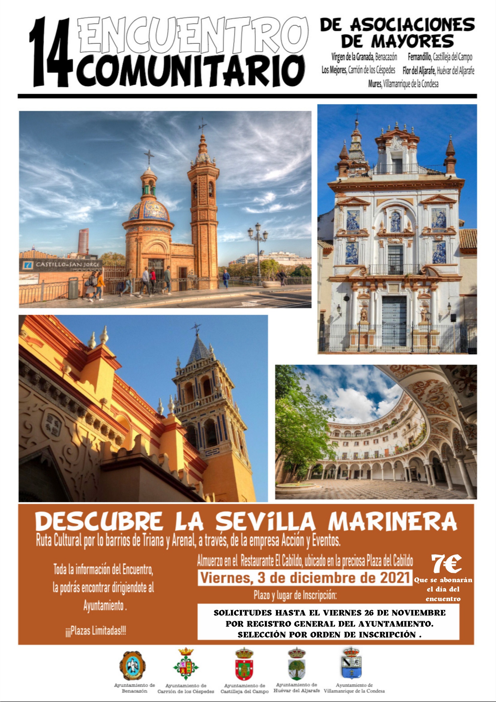 Asuntos Sociales_Cartel 14 Encuentro de Mayores Sevilla 3.12.2021