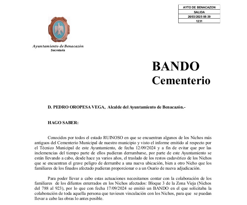 Bando-Cementerio