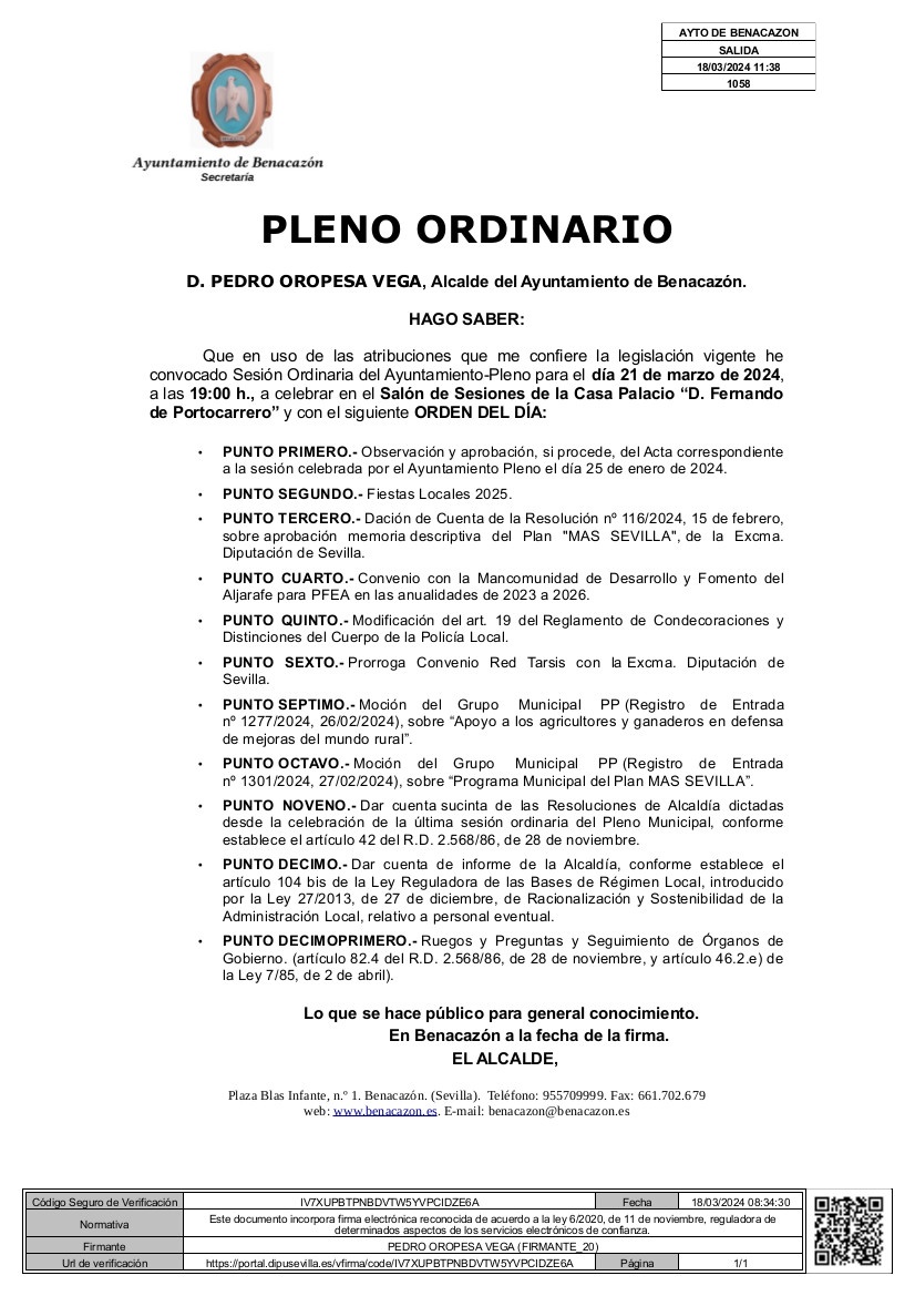 Bando_Pleno Ordinario 21.03.2024