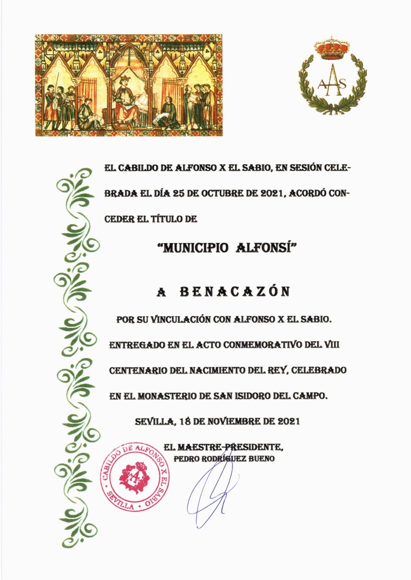 Benacazón MUNICIPIO ALFONSÍ