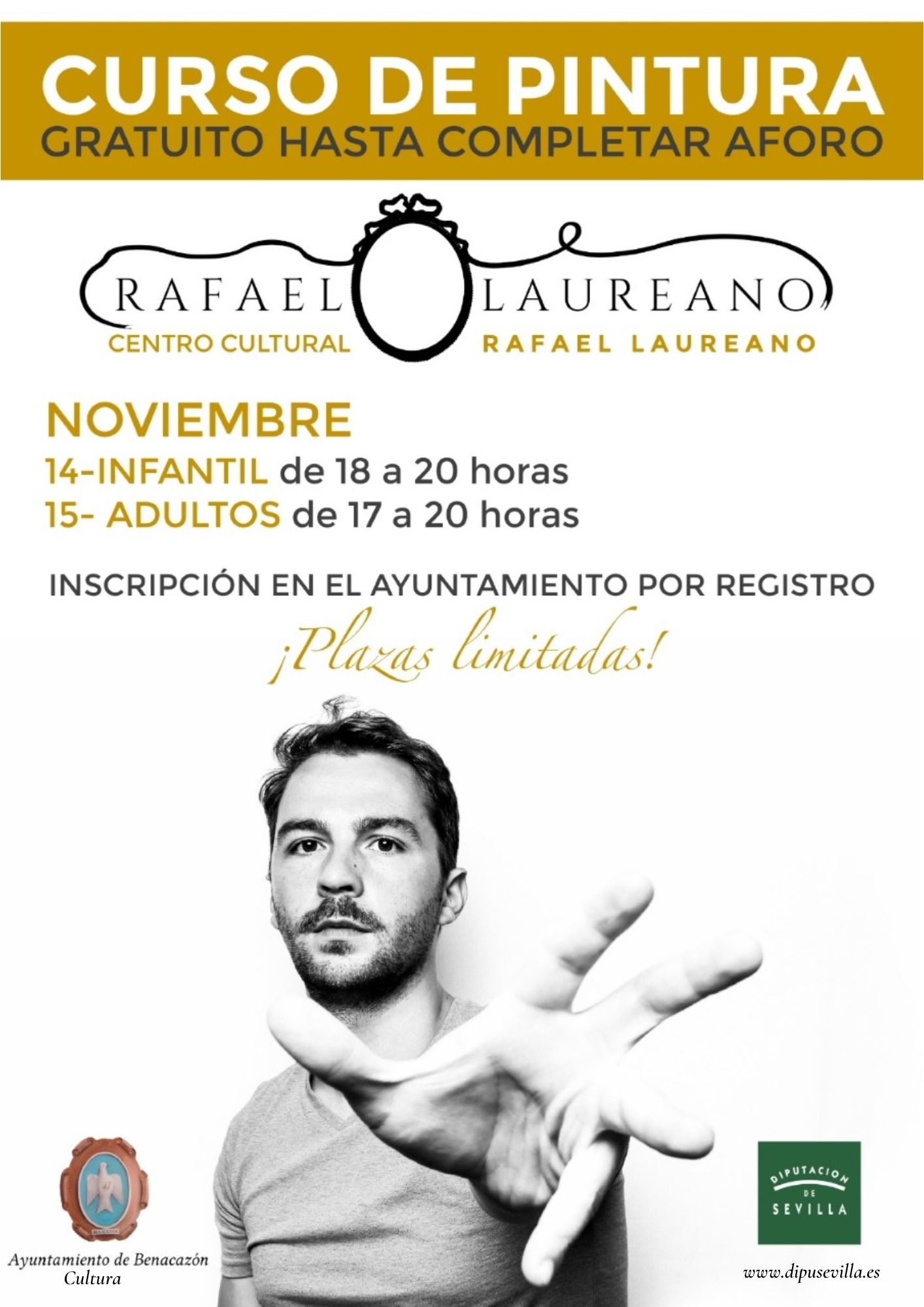 CARTEL Curso Pintura Rafael Laureano