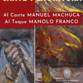 CARTEL FUSIÓN Cante-Pintura Machuca