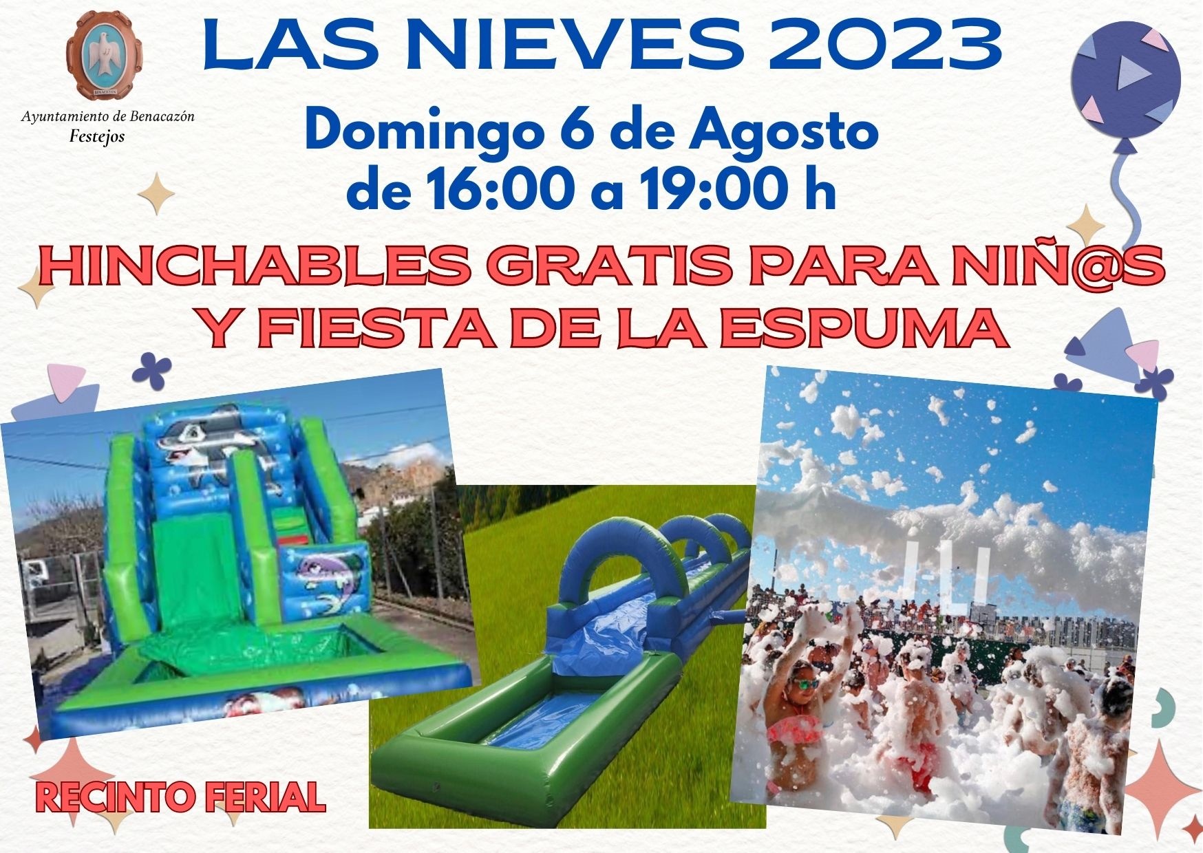 CARTEL HINCHABLES 6 AGOSTO