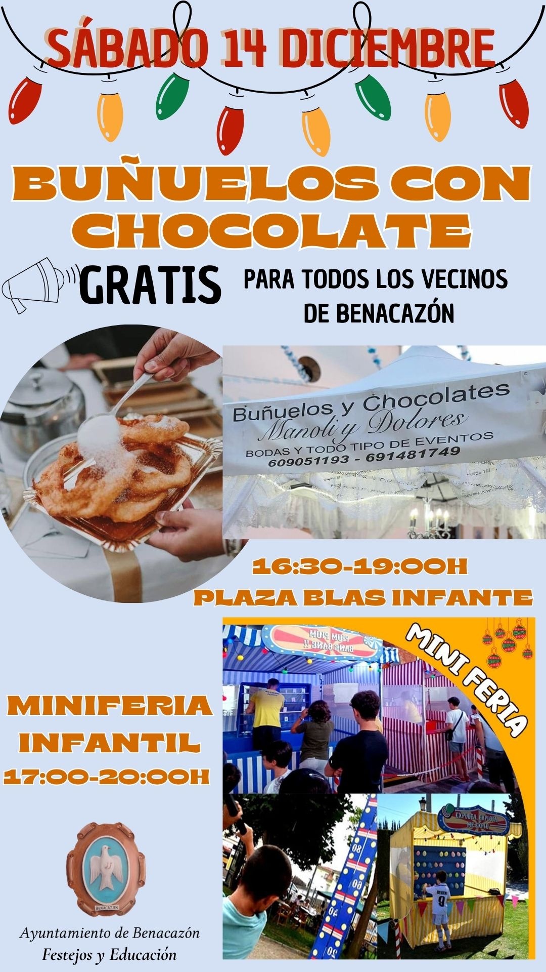 CARTEL OK-Buñuelos y Miniferia 14dic