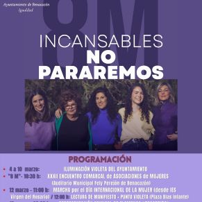 CARTEL PROGRAMACIÓN - Día Mujer 2024