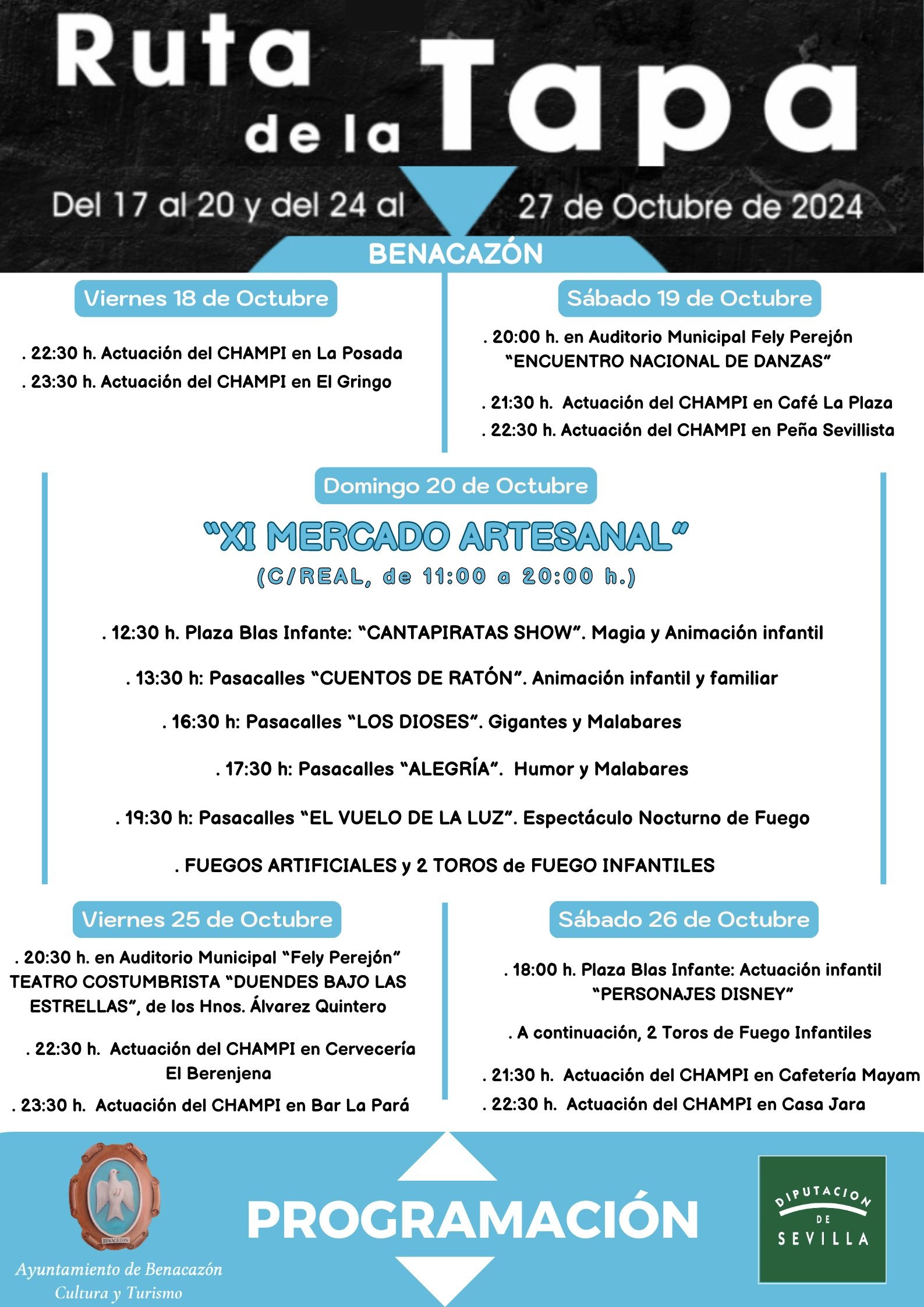 CARTEL PROGRAMACIÓN RUTA TAPA 2024