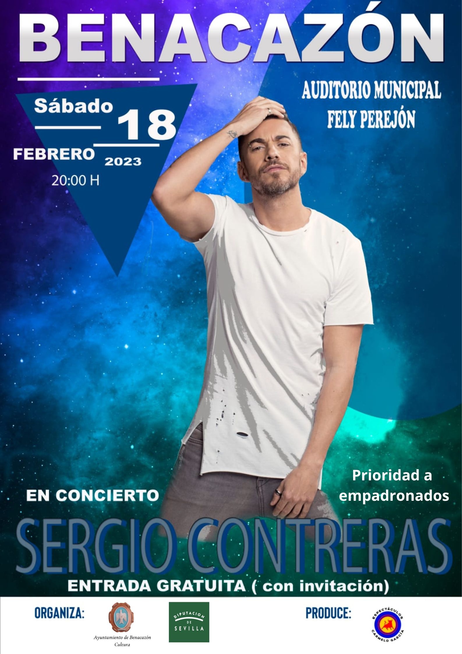 CONCIERTO Sergio Contreras, Sáb. 18.02.2023