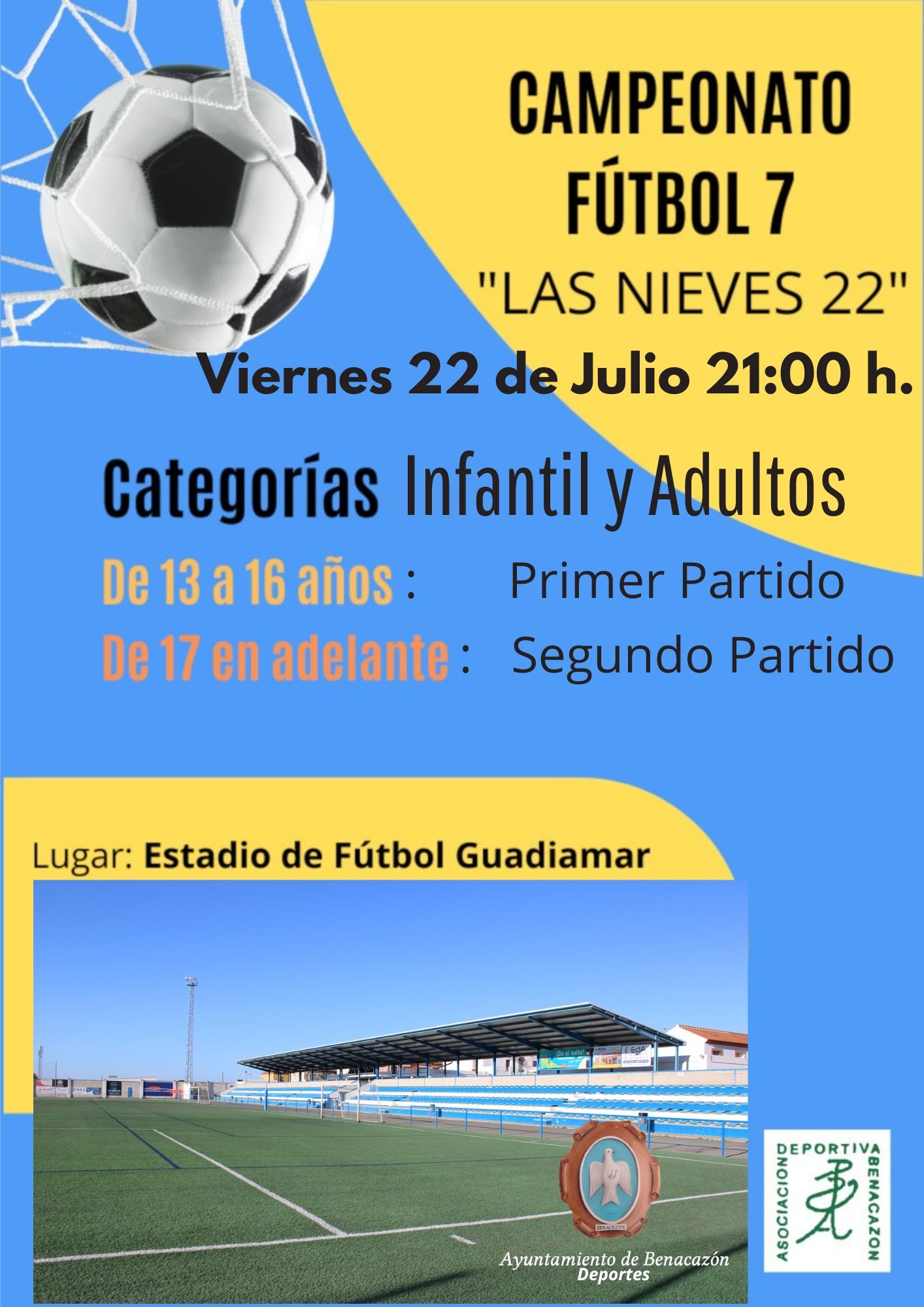 Capeonato Fútbol 7-22 Julio