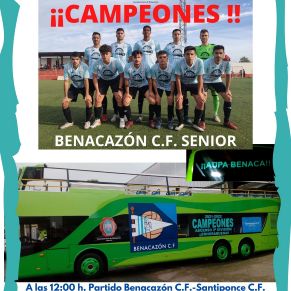 Cartel Bus-Benacazón C.F.