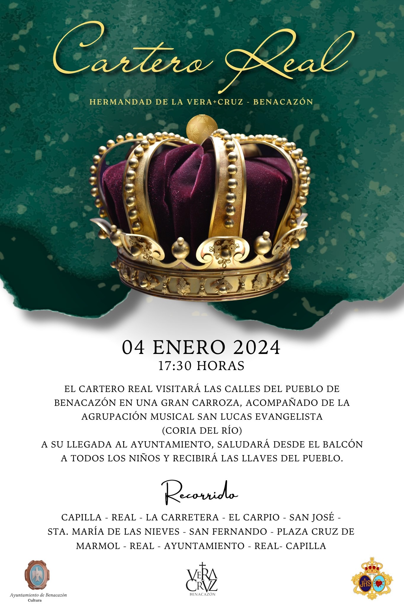 Cartel Cartero Real Vera Cruz-4en24