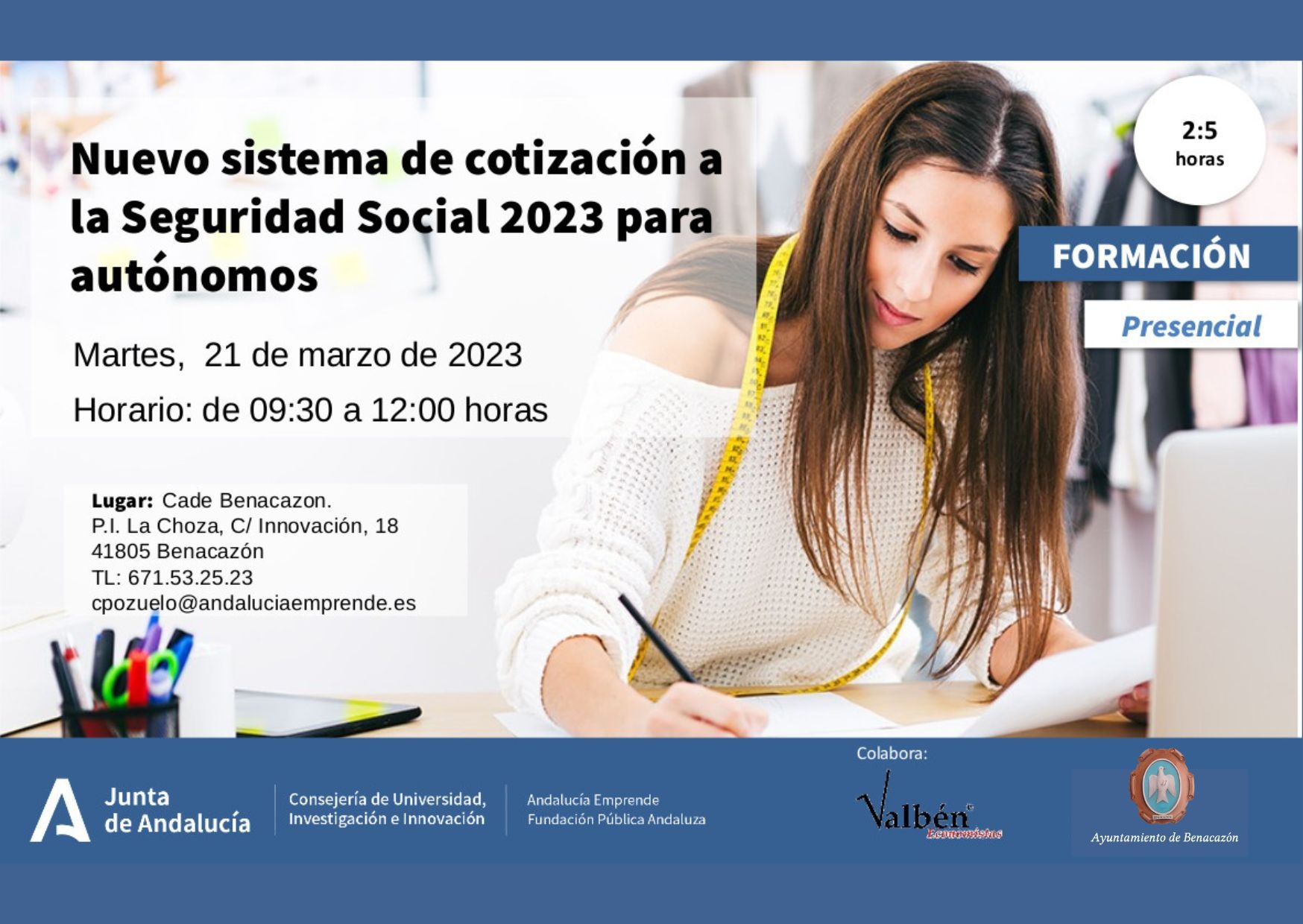 Cartel Nuevo Sistema Cotización  SS 2023_Jornadas CADE 21.03