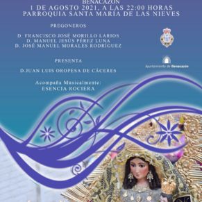 Cartel Pregón Nieves 2021