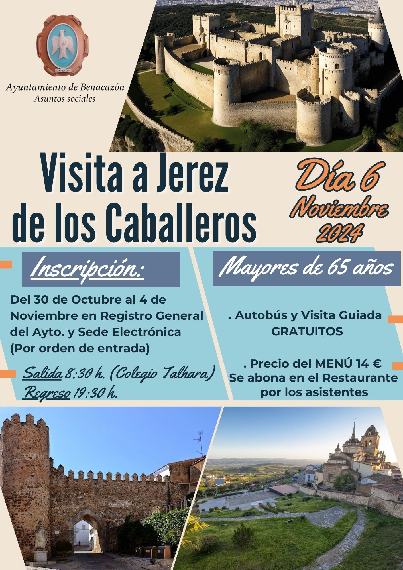 Cartel ok- Visita Jerez Caballeros 6.11