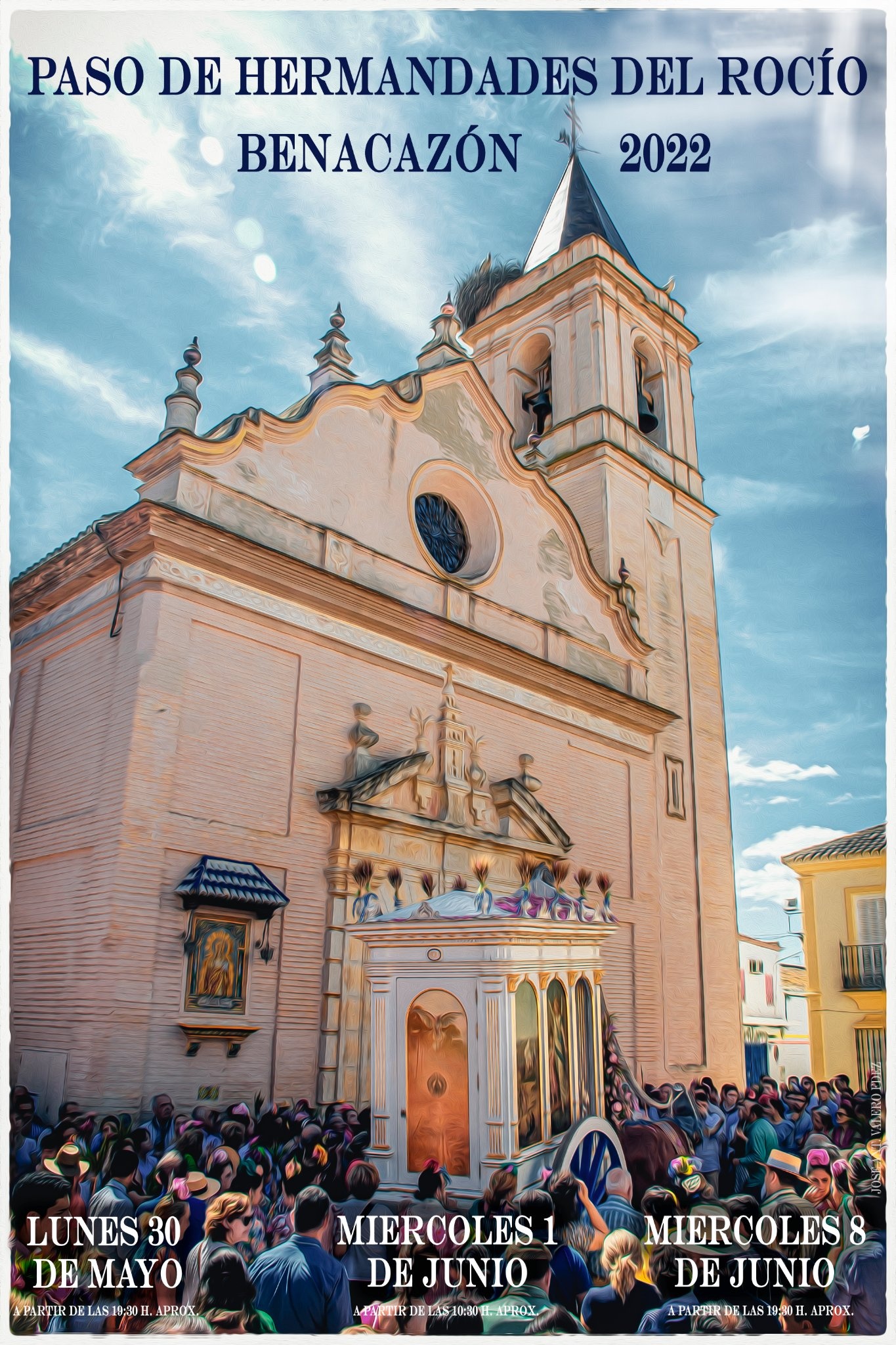 Cartel paso Hdades. Rocío