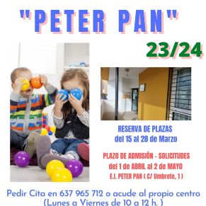 Cartel_Guardería Admisión