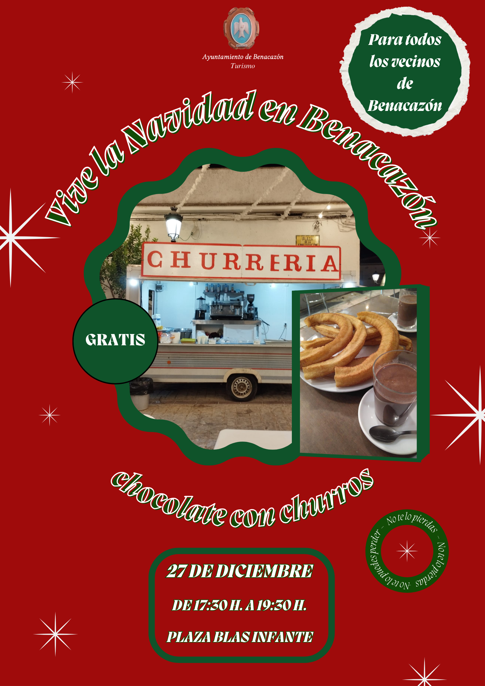 Chocolate con Churros Navidad 27 dic