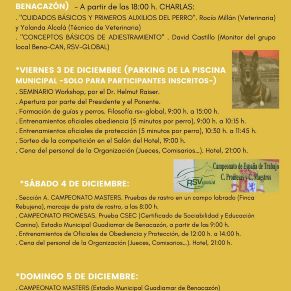 Deportes_Cartel PROGRAMA Campeonato España de Trabajo